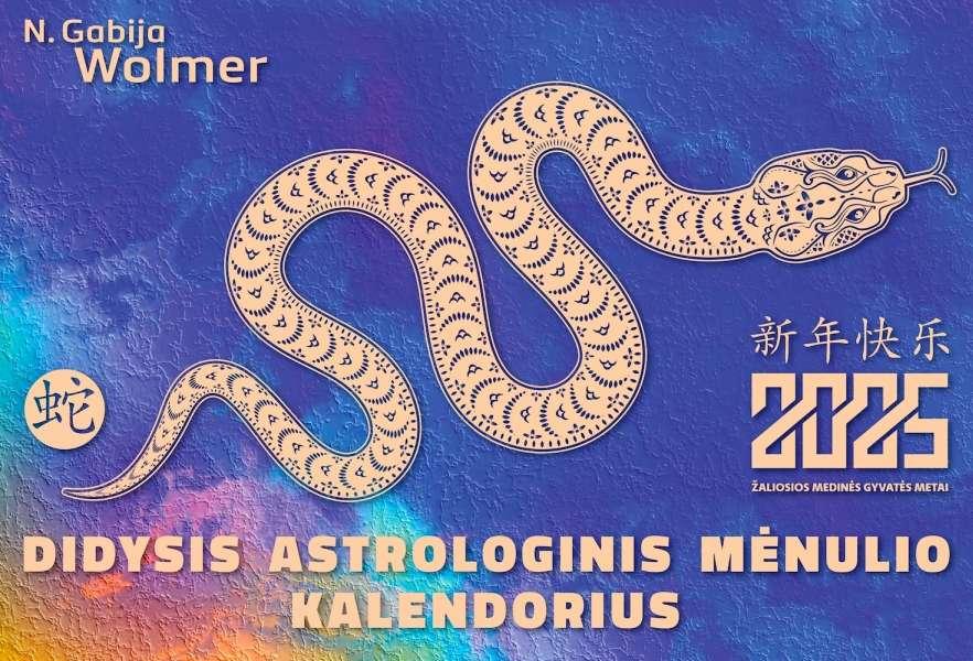 Wolmer N.G. Didysis astrologinis 2025 m. Mėnulio kalendorius