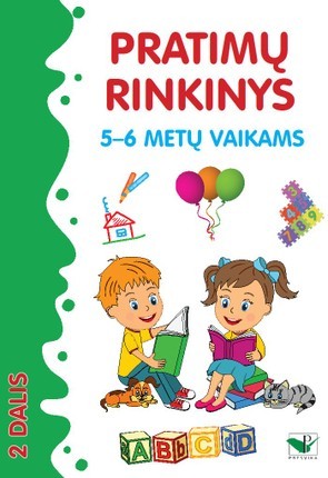 Pratimų rinkinys 5-6 metų vaikams. 2 dalis