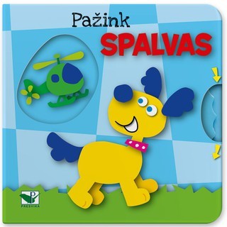 Pažink spalvas. Su judančiais elementais