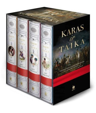 Tolstoj L. Karas ir taika. Levo Tolstojaus šedevras, pripažintas geriausia pasaulyje knyga – visi 4 tomai